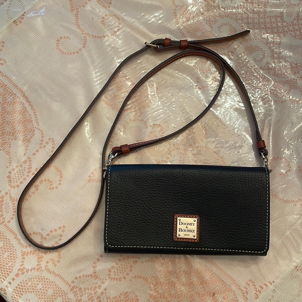 Dooney and Bourke Large Wallet Crossbody Bag with Shoulder Strap